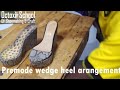 Making your wedge heel ready for use