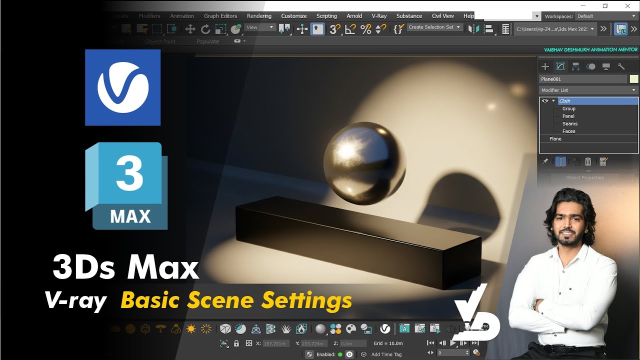 Autodesk 3Ds Max | V-ray 7 Basic Scene Settings - YouTube