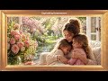 A Mother's Love with Her Daughters | 4K Gold Frame Spring Art | Mother's Day Screensaver | No Sound
