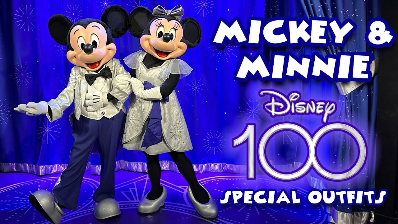 PHOTOS, VIDEO: Meet Mickey and Minnie in Their Platinum Disney100 Costumes  at EPCOT - WDW News Today