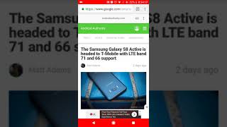 S8 active for TMobile with new LTE band support