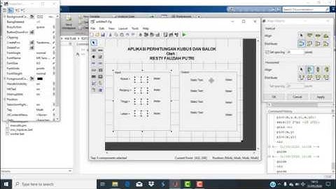 Cara Membuat Aplikasi Perhitungan Menggunakan GUI Matlab dengan Mudah ∬ Oleh Resty Fauziah Putri