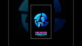 Cubic Rotation Effect Tutorial in CapCut ☠️🔥| Viral 3D Transition || #shorts #hceditz41