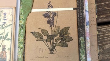 Hidden Journaling Interactive Page Ideas - Midnight Garden Interactive Junk Journal Tutorial