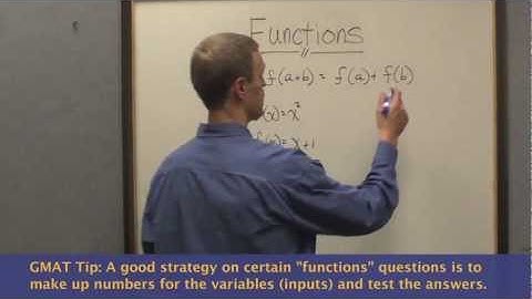 GMAT Functions - How to Solve Algebraic Functions on the GMAT