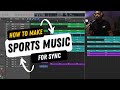Making sports music for sync