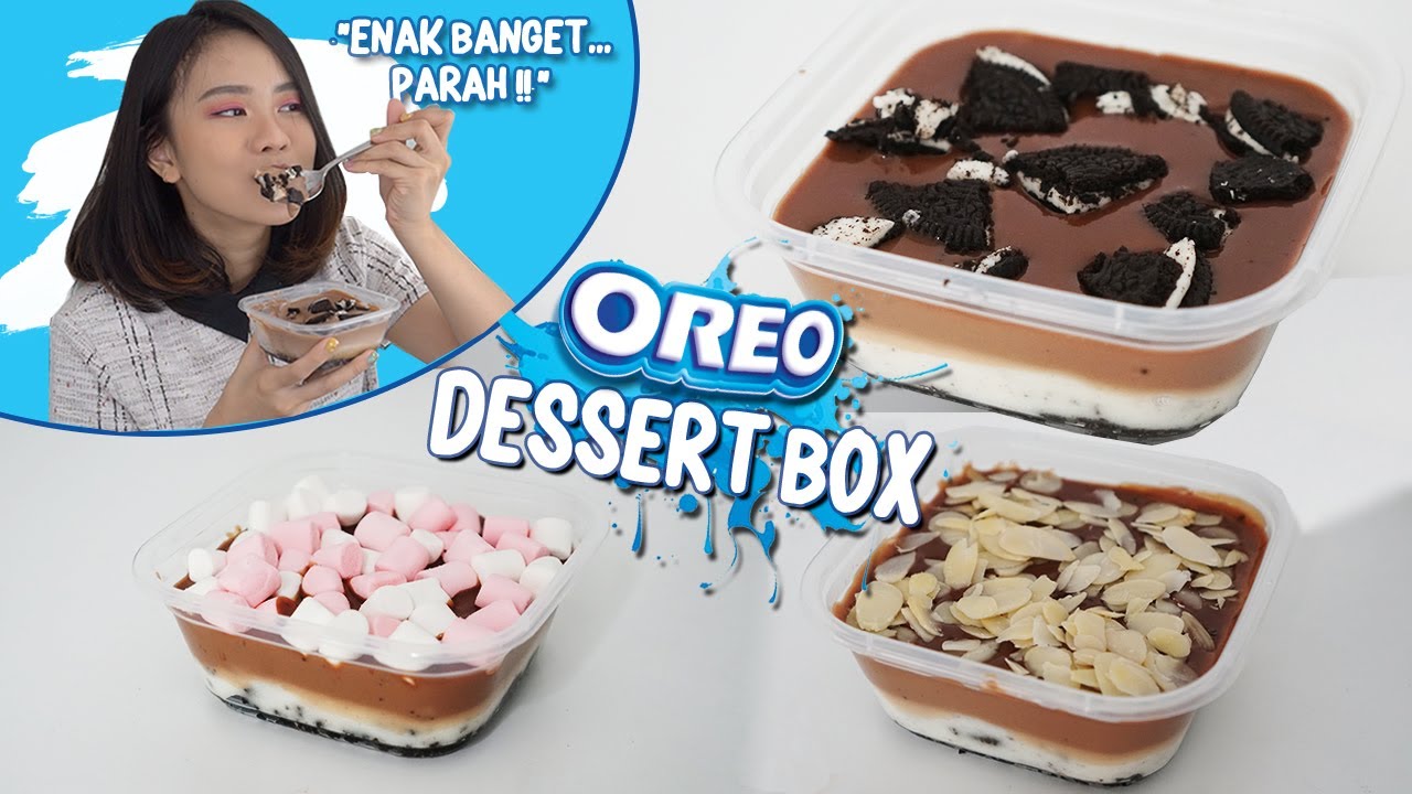 Oreo Dessert Box Yang Meleleh Dimulut! No Bake, No Oven!