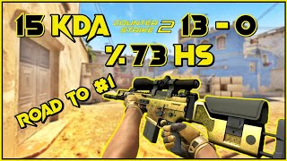 Cs2De Rekor: %73 Hs Oranıyla 13 - 0 Biten En Hızlı Maç Ve 15 Kda, Road To