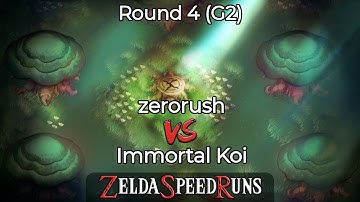 ALTTP Randomizer Challenge Cup 2021: Round 4 - zerorush vs. Immortal Koi (G2)