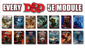 Explaining Every D&D 5E Module In 24 Minutes