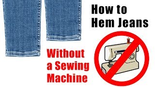 How To Hem Pants Without Sewing in 2023  How to hem pants, Hem dress  pants, Sewing jeans
