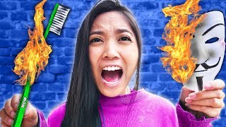 REGINA'S PARENTS HOUSE IS GONE! First To Find Hackers Clues Wins Viral TikTok Life Hacks Challenge