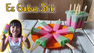 Cara membuat es gabus stik | jajanan jadul favorit