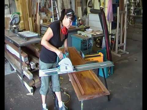 Woodworking Tips How To Cut A Cabinet Door Youtube