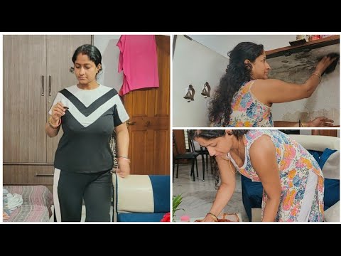🌺Aj to Safai karne me halat kharab ho gyi | Itna sab kuch akele karna pada | Rubydixitofficial
