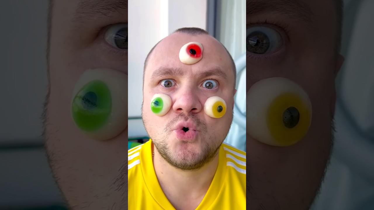 What ah oh with jelly eyball #funny #comedy #shorts 🙆🐜🦟🦟🍓🌿😅#2564