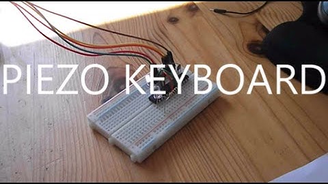 Arduino Piezo Piano Project