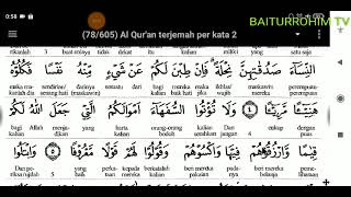 014S An Nisa Terjemah Perkata Ayat 1-6 Pembaca Abi Zikri
