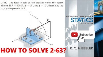 2-63 hibbeler statics chapter 2 | hibbeler statics | hibbeler