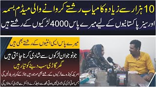 Story Of Bisma Marriage Bureau 4000 Larkiyon K Rishtey Majood Hain Peaceful Pakistan
