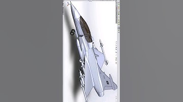 How to Design Fighter Jet Plane in Solidworks