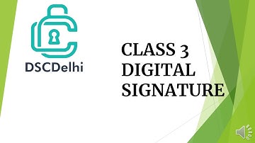 CLASS 3 DIGITAL SIGNATURE for e Tender