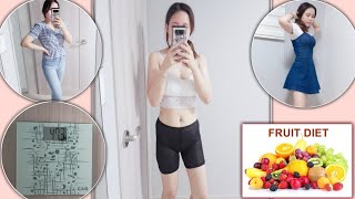 HOW I LOSE 2.4 KGS IN 3 DAYS | I tried fruit diet for 3 days | Diet Vlog