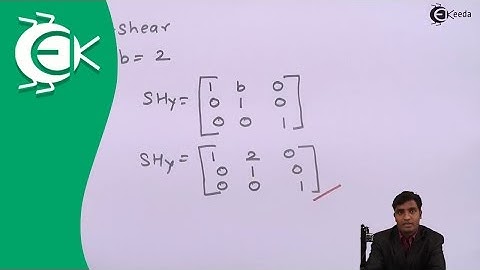 Shear Transformation Problem 2 - 2D Transformation - Computer Aided Design