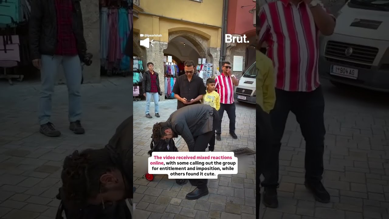 These Indian Tourists Stirred A Debate After They Were Seen Doing Garba On The Streets Of Austria 