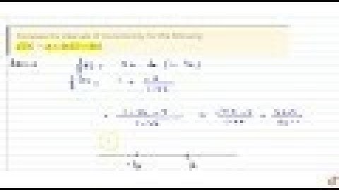 JEE MAINS 2018 Compute    the intervals of monotonicity for the following  `f(x)=x+ln(1-4x)`