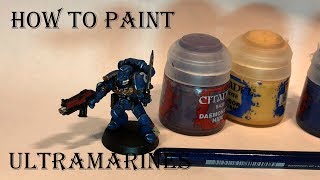 How to Paint Ultramarines. Warhammer 40000