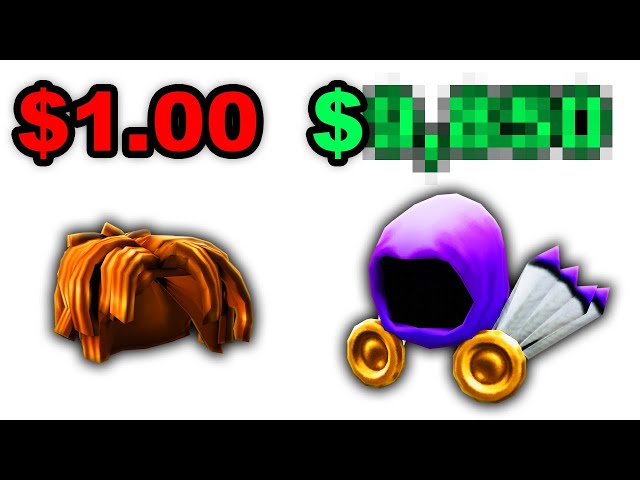 HOW MUCH ROBLOX ITEMS COST IN REAL MONEY!! *EXPENSIVE* 