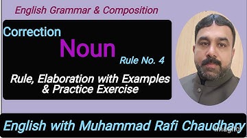 Sentence Errors | Sentence Correction| Noun Correction | Subject Verb Agreement| Correct Use of Noun