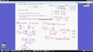 14) Edexcel Core 3 - 12 June 2015 Q9