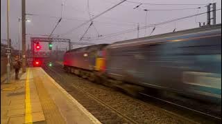 57310 plays 'on Ilkley Moor Bah Tat' past Lancaster