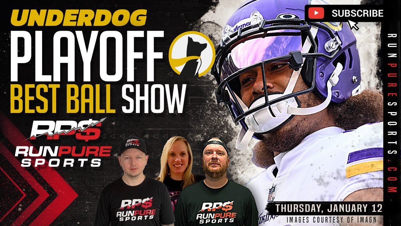 UNDERDOG PLAYOFF BEST BALL SHOW | PICKS, ADVICE, STRATEGY