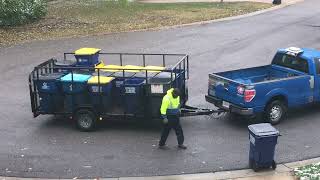 Republic Services Lenexa Trash Can Man Replaces Broken Trash Can