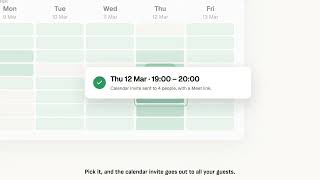 Details Overlap: Skip the Back-and-Forth, Find a Time, Book It Update