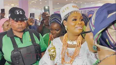 Watch The Reception Party Of Bobagunwa Oodua Chief Mrs Olayinka latinwo