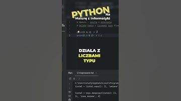 PYTHON -  Jak działa Modulo ( % ) #informatyka #matura #python #access #excel #nauka #matura2025