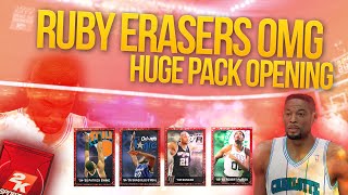 NBA 2K15 My Team RUBY ERASERS OMG! HUGE PACK OPENING!