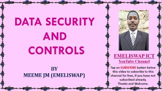 Data security and controls