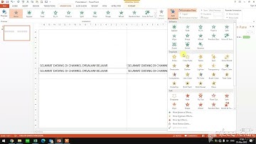 Cara Membuat Running Text di Microsoft Powerpoint