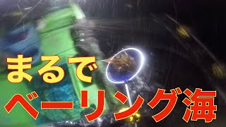 猛吹雪の中、出漁してきました。