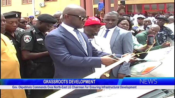 Gov. Okpebholo Commends Ovia North-East LG Chairman For Ensuring Infrastructural Development
