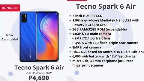 TECNO SPARK 6 AIR [UNBOXING] 2021