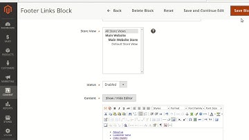 Magento2 how to ADD LINK TO STATIC BLOCK admin tutorial by webappmate