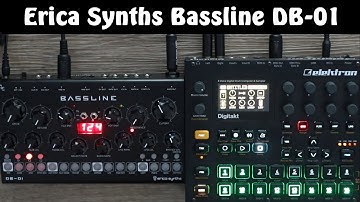 Erica Synths Bassline DB-01 - A first jam (trying to learn)