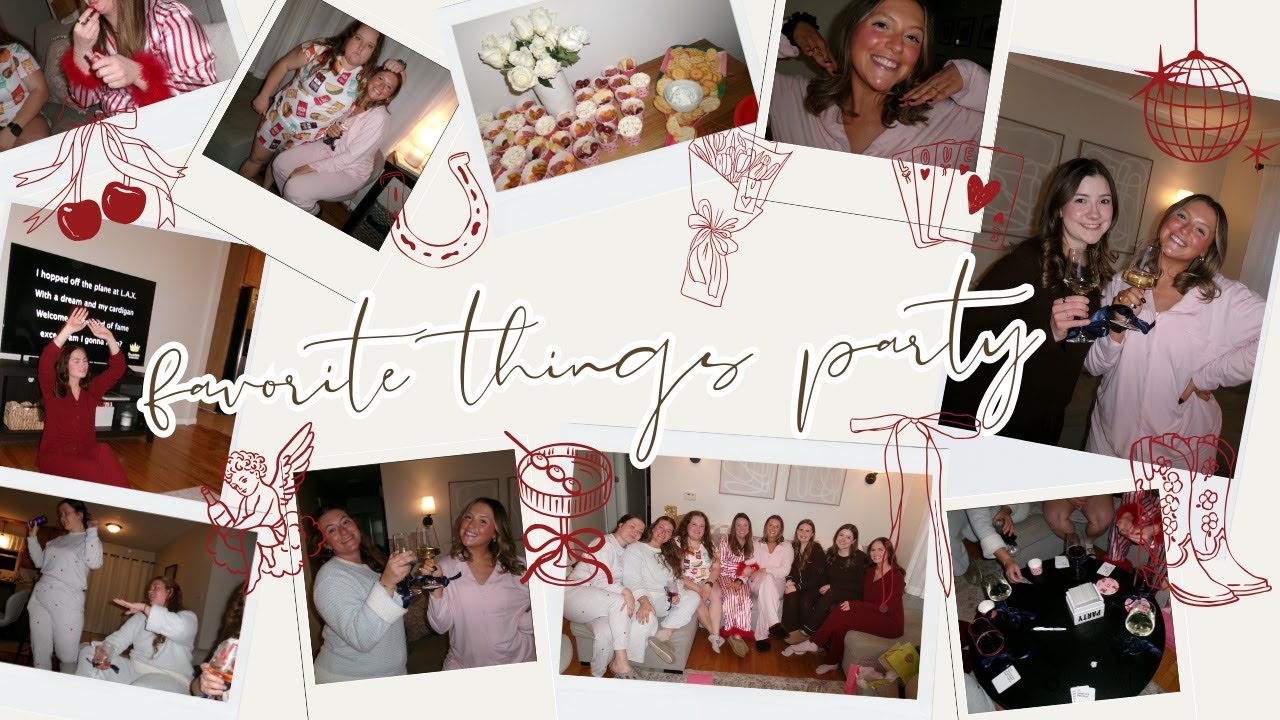 favorite things party vlog!! 🎀