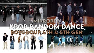 [MIRRORED] - KPOP RANDOM DANCE - BOYGROUP 4TH & 5TH GEN
